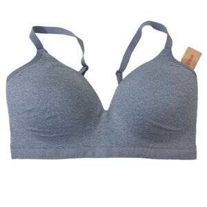 NEW ThirdLove Seamless Wireless Bra Heather Blue LG++ | Comfort Stretch Lounge